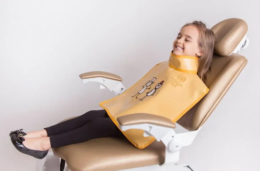 Avental de Chumbo Infantil com Protetor de Tireóide