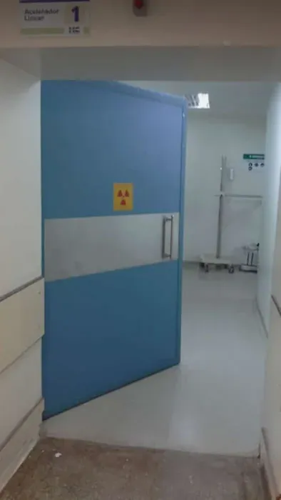 Porta Radiológica Pneumática